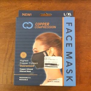 Copper compression face mask